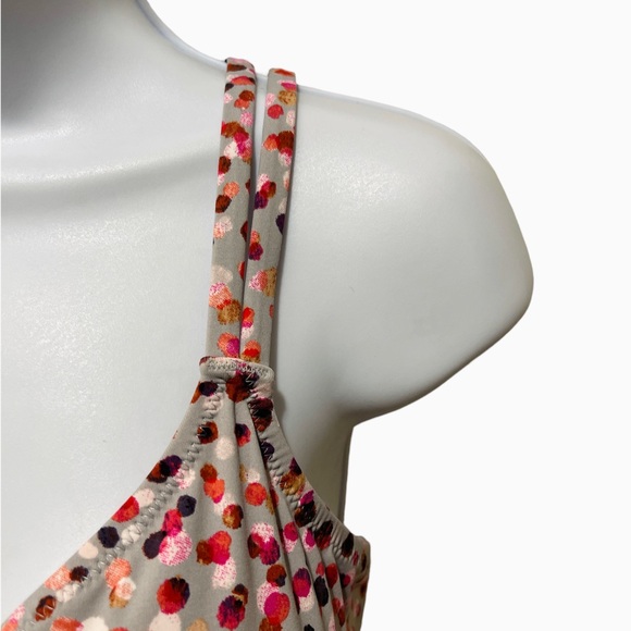 Garnet Hill Colorful Tankini Swim Top 12 -Confetti Themed - Picture 6 of 8